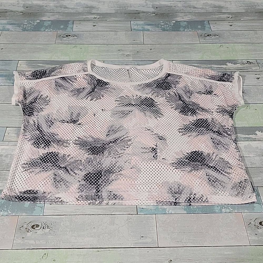Fabletics Floral Print Shirt/Top sz X-Large